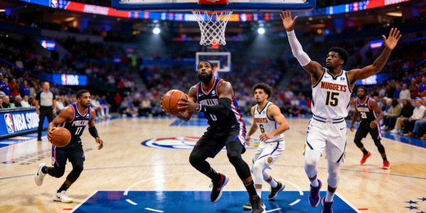 NBA篮球比赛高清直播画面 - 球员在场上激烈对抗